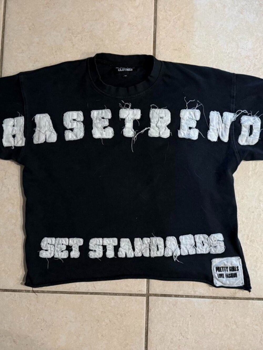 Men's black t-shirt